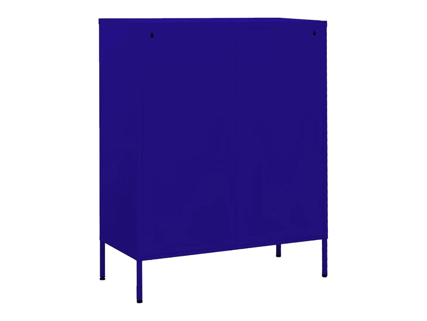 Armário de arrumação aço 80x35x101,5 cm azul-marinho