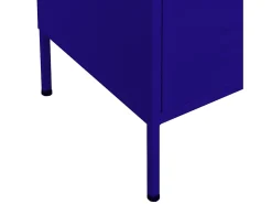 Armário de arrumação aço 80x35x101,5 cm azul-marinho