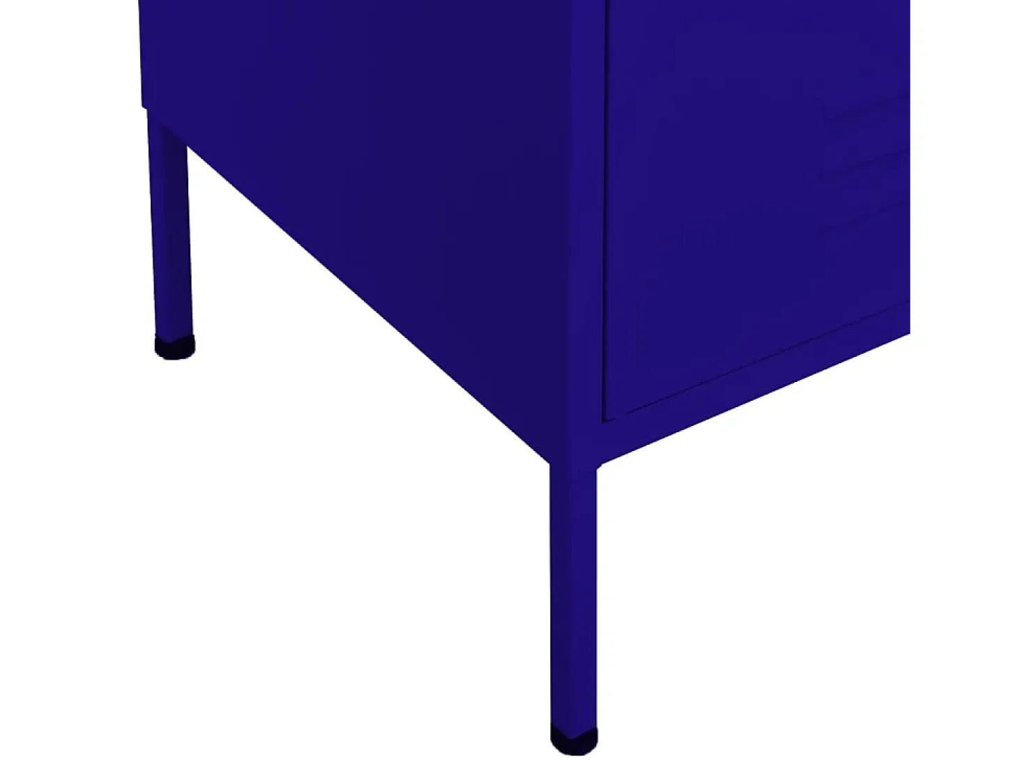 Armário de arrumação aço 80x35x101,5 cm azul-marinho
