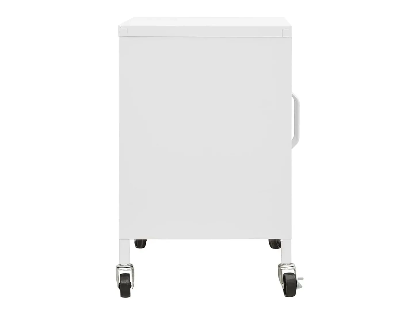 Armário de arrumação aço 60x35x56 cm branco