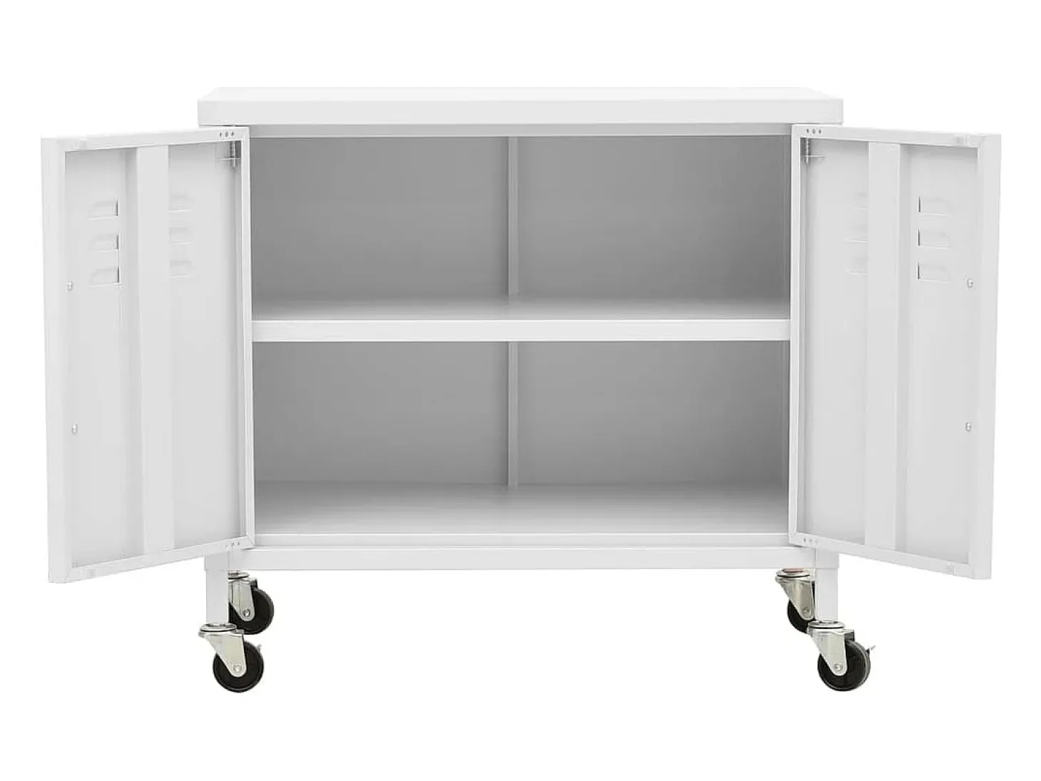 Armário de arrumação aço 60x35x56 cm branco