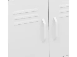 Armário de arrumação aço 60x35x56 cm branco