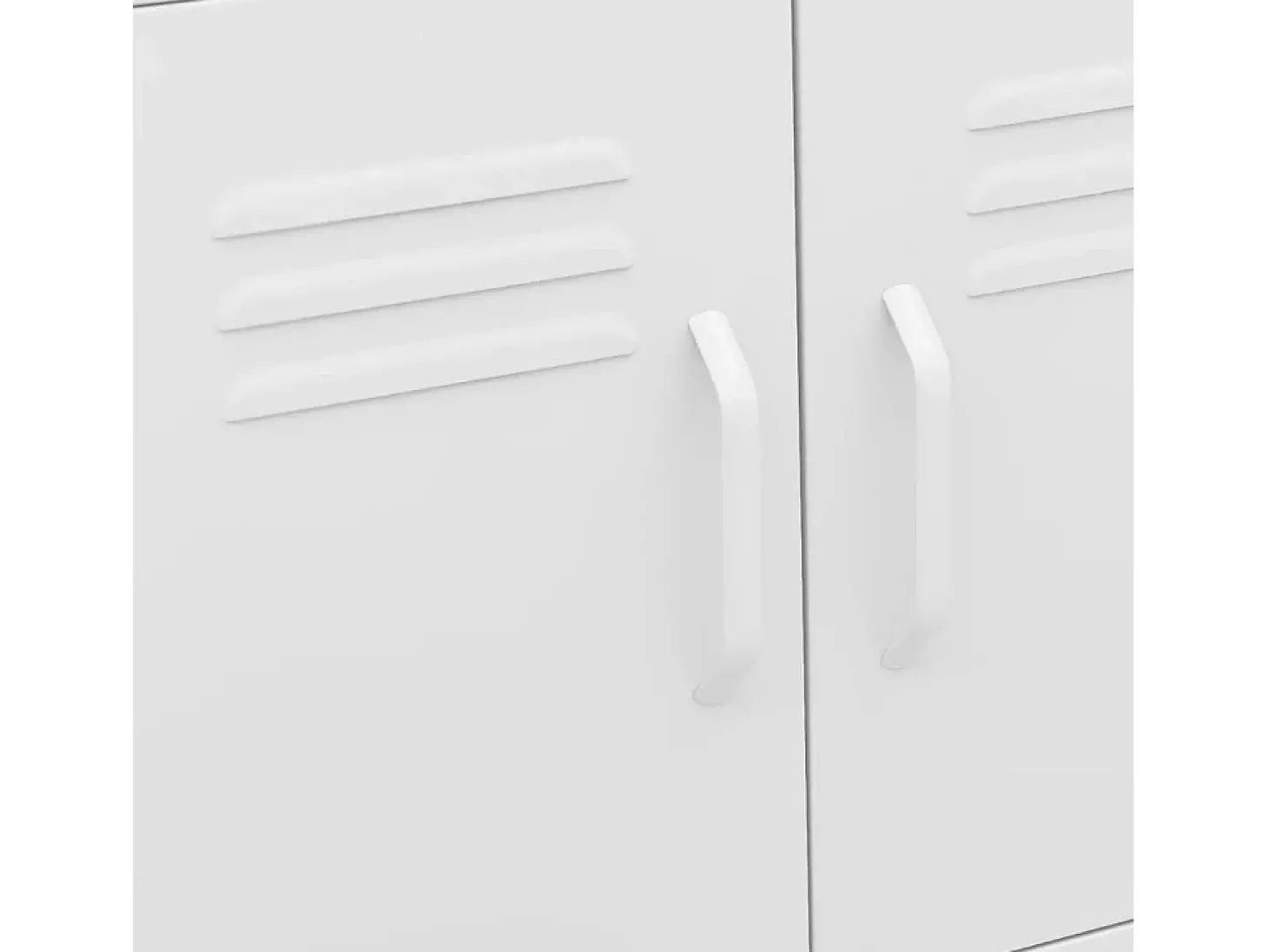 Armário de arrumação aço 60x35x56 cm branco