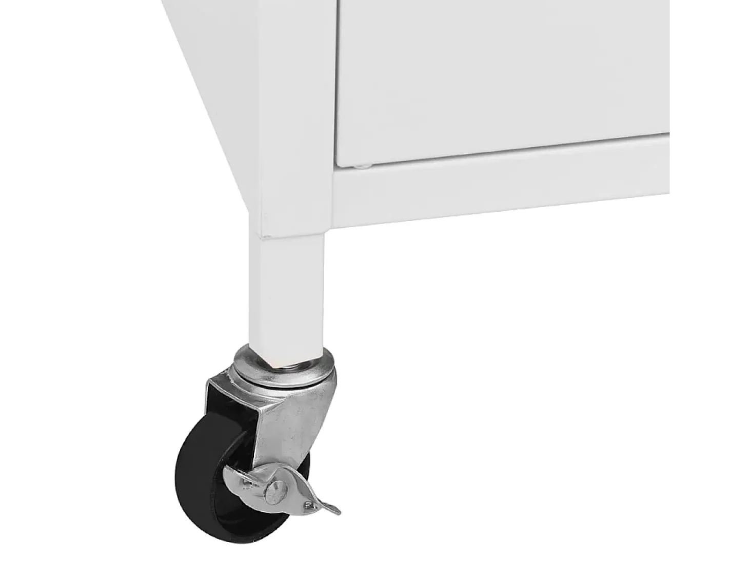 Armário de arrumação aço 60x35x56 cm branco