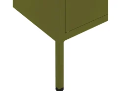 Armário de arrumação aço 80x35x101,5 cm verde-azeitona
