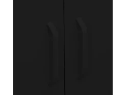 Armário de arrumação aço 80x35x101,5 cm preto