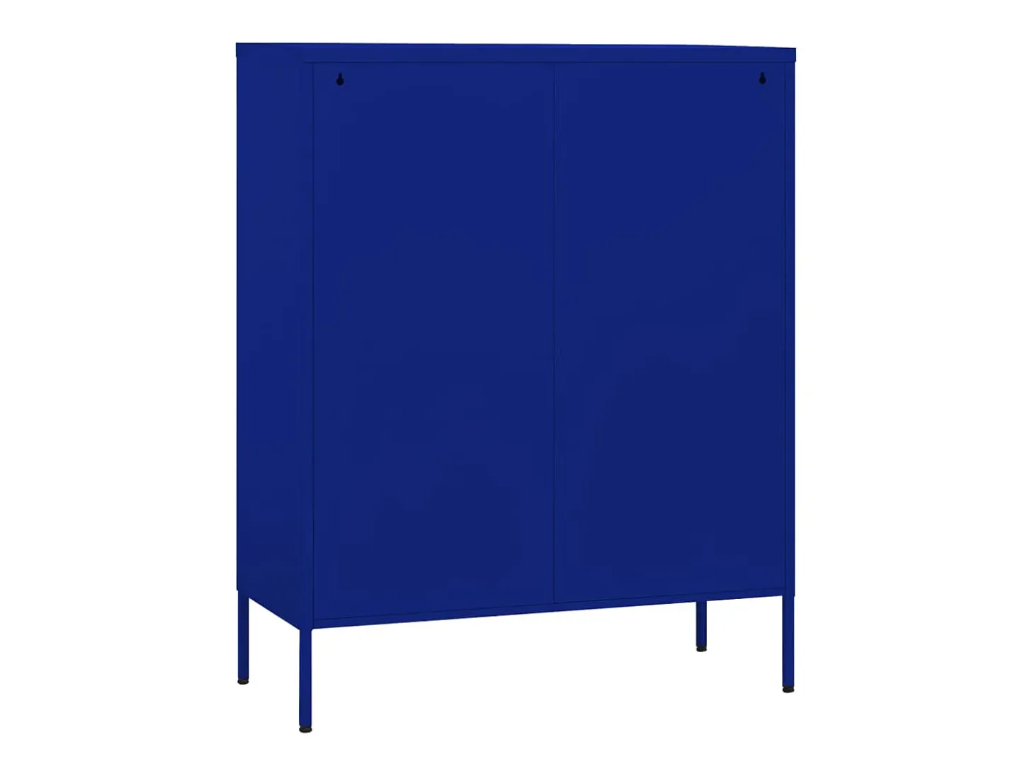 Armário de arrumação aço 80x35x101,5 cm azul-marinho