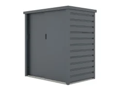 Armário de arrumação de jardim em aço galvanizado cinza - C125 x L80 x A131 cm - REIVAX
