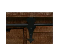 Armário de arrumação madeira de abeto 64x33,5x75 cm castanho