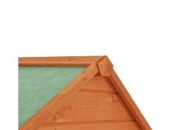 Armário de arrumação para jardim 42,5x64x190 cm castanho