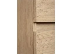 Armário de banheiro 120 cm (2x 60) + TOP e pés, Cor: Carvalho Claro, 120 x 46 x 80,7 cm