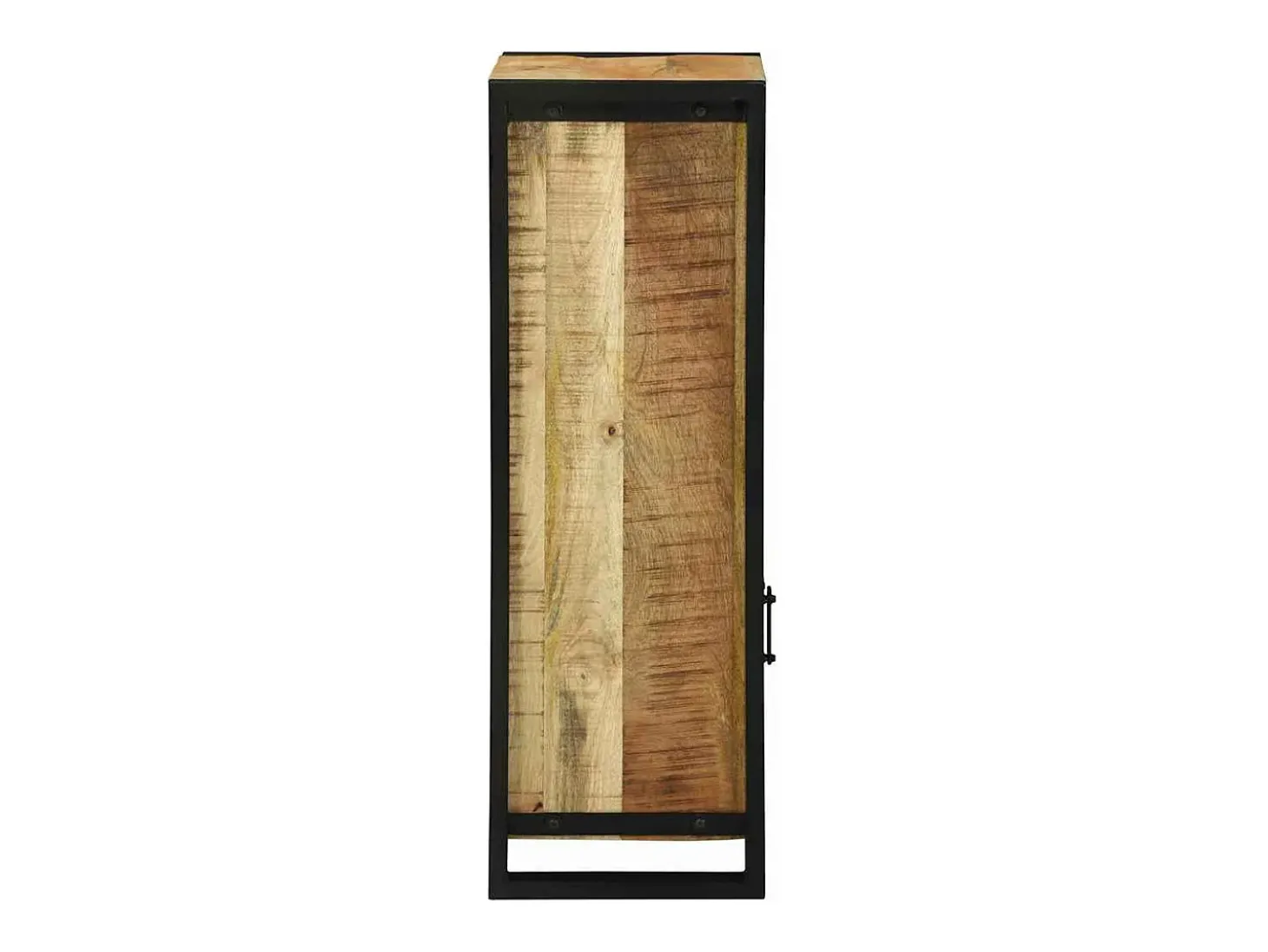 Armário de Banheiro com porta Castanho Madeira de manga maciça