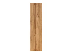 Armário de banheiro de parede com nervuras ZEVARA, cor natural clara, 3 prateleiras
