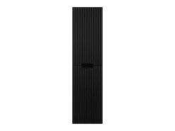 Armário de banheiro, preto, 35 x 136 x 27 cm