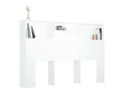 Armário de cabeceira 160x19x103,5 cm branco