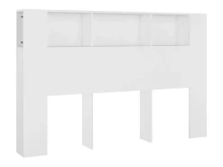 Armário de cabeceira 160x18,5x104,5 cm branco