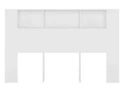 Armário de cabeceira 160x18,5x104,5 cm branco