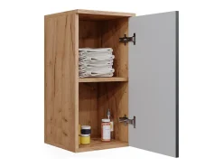 Armário de casa de banho antracite pontilhada 30x24x59 irma