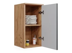 Armário de casa de banho antracite pontilhada 30x24x59 irma
