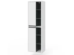 Armário de casa de banho branco 50x33x170 viola