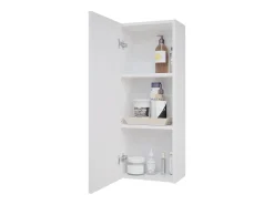 Armário de casa de banho branco 33x21.6x84 gloria