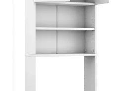 Armário de casa de banho branco 64x26x190
