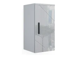 Armário de casa de banho branco alto brilho 30x24x59 irma