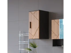 Armário de casa de banho carvalho goldkraft/antracite 30x24x59 irma