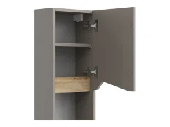 Armário de casa de banho cinzento-bege 30x17x67 marelle