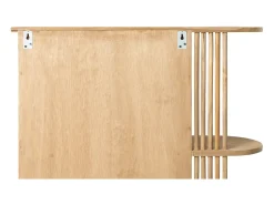 Armário de casa de banho de parede em teca com espelho - C. 65 x L. 20 x A. 65 cm - CIMAHI