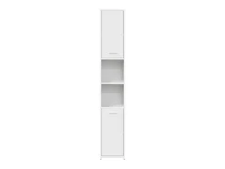 Armário de casa de banho derivados de madeira branco