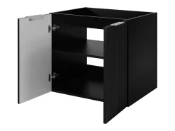 Armário de casa de banho FLOW/MODERN 60 cm preto