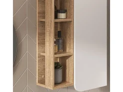 Armário de casa de banho sonoma/branco 50x20x75 karen