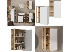 Armário de casa de banho sonoma/branco 50x20x75 karen