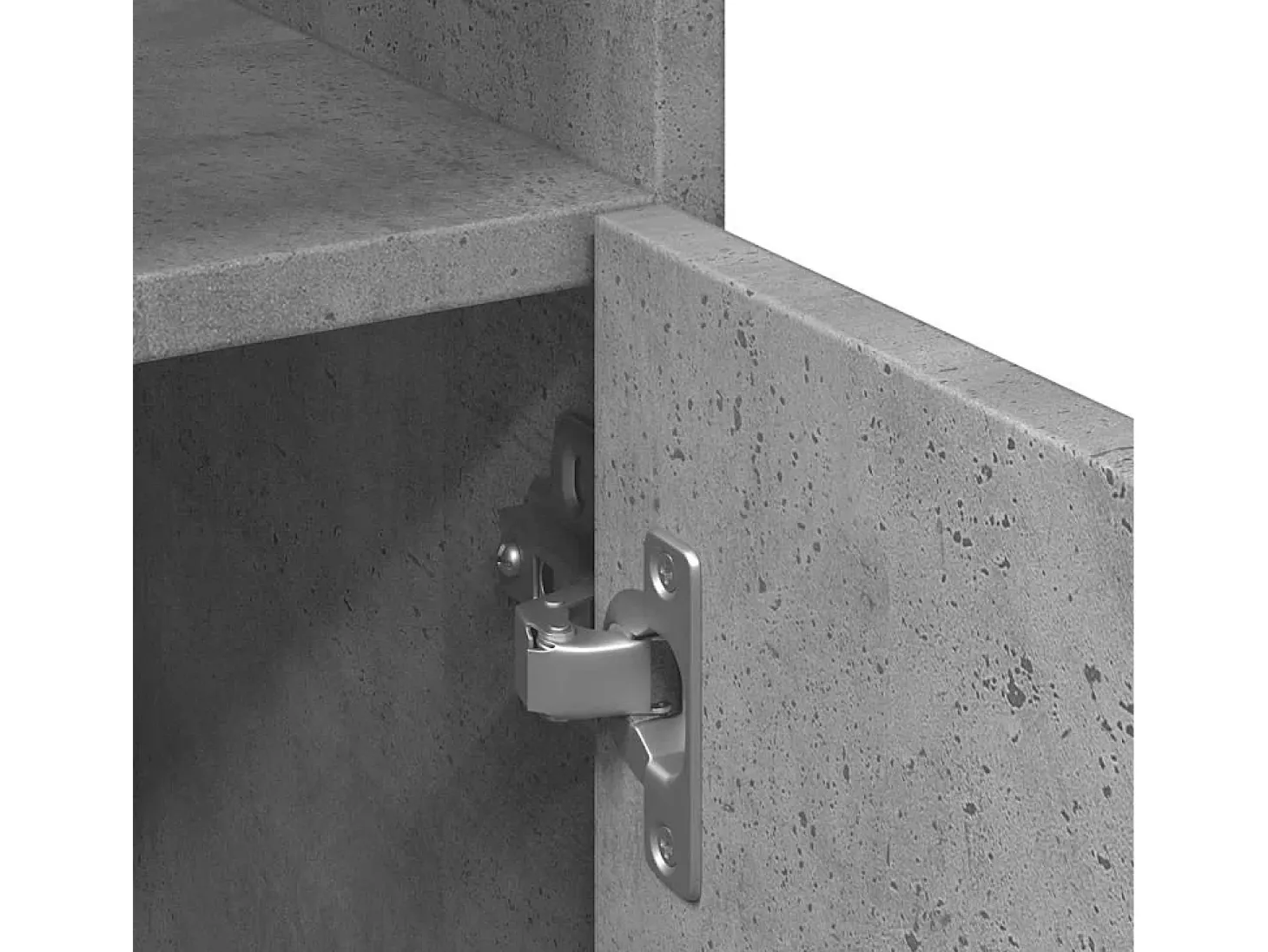 Armário de casa de banho 30x30x179 cm contrap. cinzento cimento