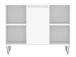 Armário de casa de banho 80x33x60 cm derivados madeira branco