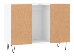 Armário de casa de banho 80x33x60 cm derivados madeira branco