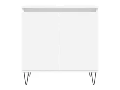Armário de casa de banho 58x33x60 cm derivados madeira branco