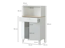 Armário de cozinha 2 portas