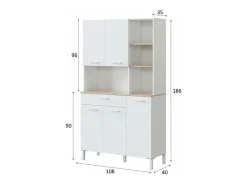 Armário de cozinha 5 portas
