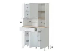 Armário de cozinha 5 portas