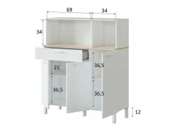 Armário de cozinha 3 portas