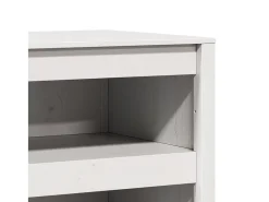 Armário de Cozinha com prateleira Branco 106 x 55 x 64 cm