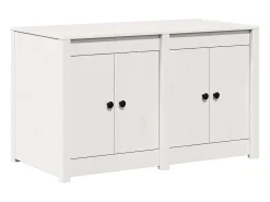 Armário de Cozinha com prateleira Branco 106 x 55 x 64 cm