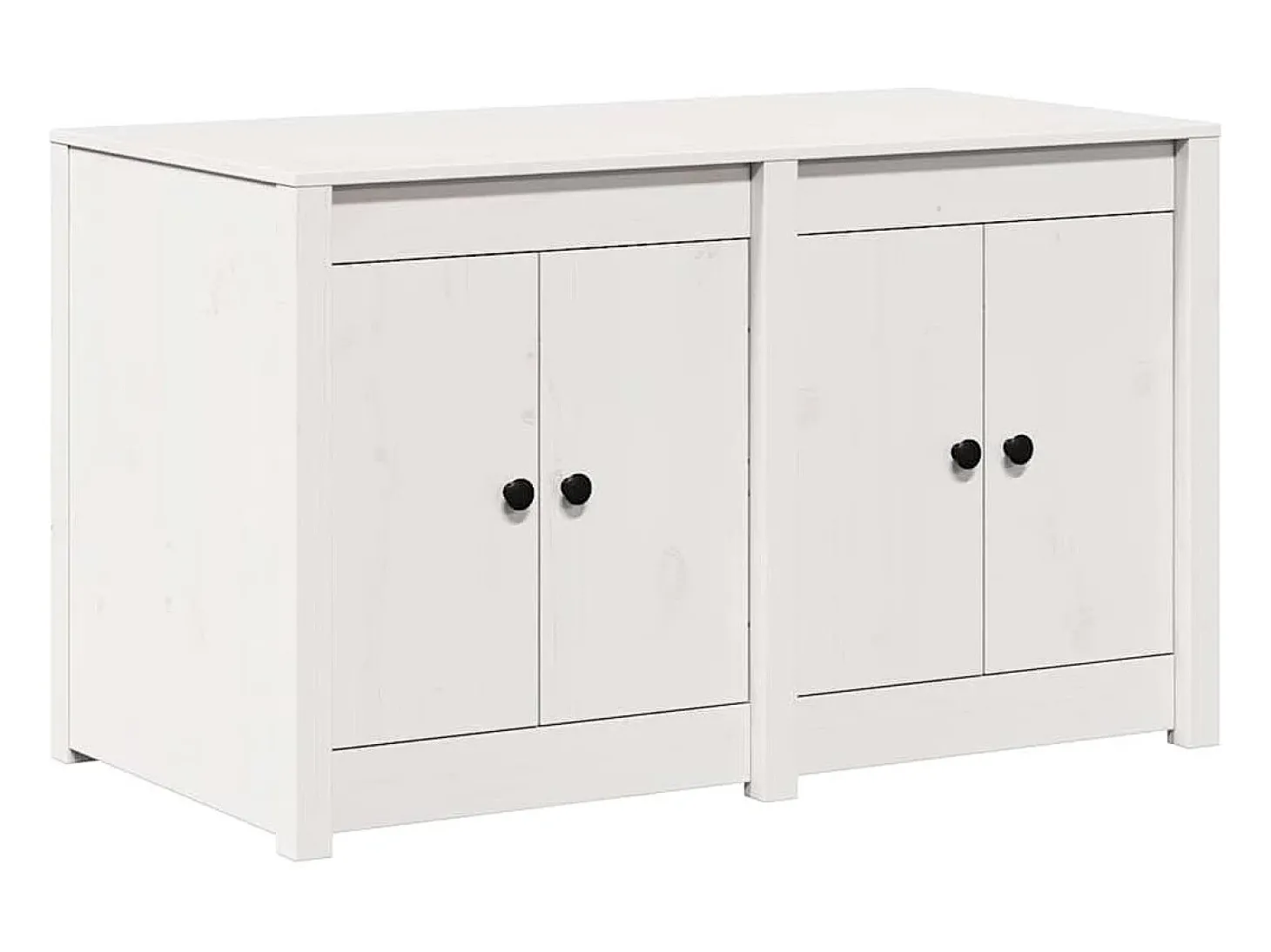 Armário de Cozinha com prateleira Branco 106 x 55 x 64 cm