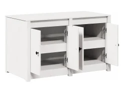 Armário de Cozinha com prateleira Branco 106 x 55 x 64 cm