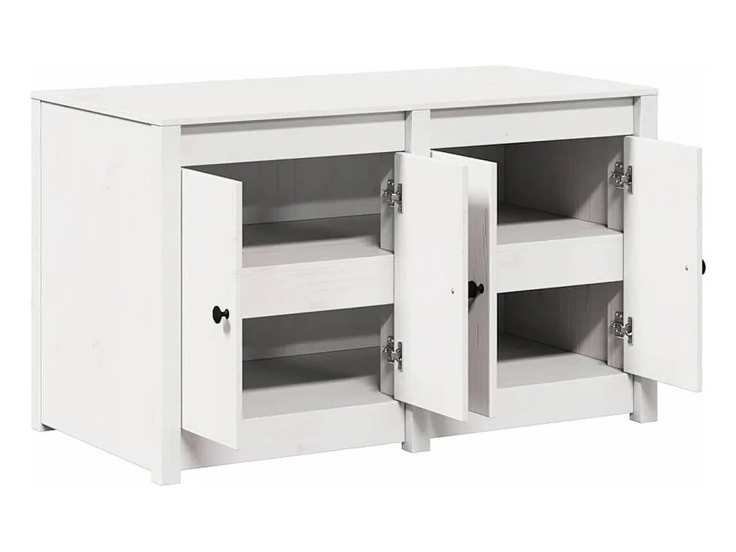 Armário de Cozinha com prateleira Branco 106 x 55 x 64 cm