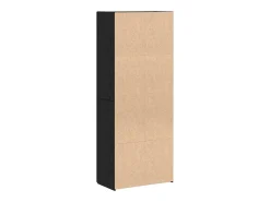Armário de Escritório Carvalho Preto 70 x 32 x 77.5 cm