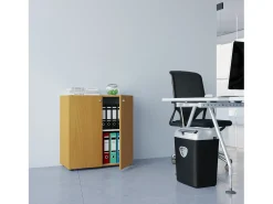 Armário de escritório VCM com 2 compartimentos | moderno armário de arquivos com portas rotativas | Dimensões aprox. L. 70 x A. 74 x P. 40 cm - Lona 2-Fach (Fez)