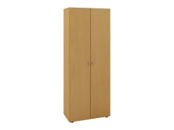 Armário de escritório VCM com 5 compartimentos | moderno armário de arquivos com portas rotativas | Dimensões aprox. L. 70 x A. 178 x P. 40 cm – Vandol (faia)